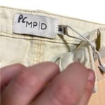 NWT MPD by Mink Pink Size Medium Good Habit Women Ecru Ivory Denim Skirt White Photo 1