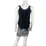 Ann Taylor Black & White Leopard Mini Pencil Skirt Photo 4