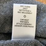 Splendid gray/fuchsia color block sweater Photo 5