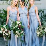 David's Bridal Navy Versa Dress Photo 0