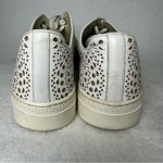 Alaia Size 9 White Tan Laser Cut
Leather Lace Photo 13