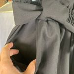 Grace Karin Grace Karin Black Paper Bag Waist Pants Tie Belt 3XL Plus Size Trousers Pockets Photo 6