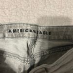 American Eagle Grey Straight Mom Jeans Photo 3