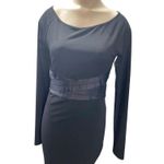 Elizabeth and James  Size S Long Sleeve Mesh Panel Bandage Dress Black Cocktail Photo 0