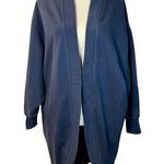 Sweaty Betty Women’s Blue Oversized Long Open Cardigan Size 4 Photo 0