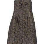 Moulinette Soeurs Strapless Babydoll Dress Sz 6 Jacquard Metallic Y2K Holiday Photo 0