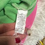 First Love  Green and Pink Argyle Cardigan Photo 8