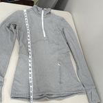 Lululemon Kanto Catch Me 1/2 Zip Heathered Herringbone Heathered White Slate 4 Photo 14