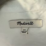Madewell Relaxed Button-Up Shirt in Eyelet White Size XSmall 100% Cotton NWT Photo 9