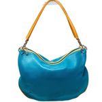 MAXX NEW YORK turquoise leather hobo bag Photo 2
