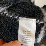 EVRI Black & White Striped Pullover Crew Neck Sweater Sz 3X Metallic Sparkles Photo 4