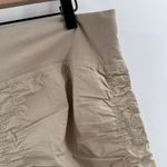 XCVI Wearables  Skirt Size Large Ruched Cotton Stretch Short Pull On Casual Boho Photo 6