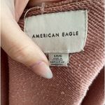 American Eagle Oversized Crewneck Henley Sweater Large Photo 2