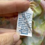 Vintage Sanmark Pink Floral Full Length Nylon Nightgown Granny Womens Size Small Photo 4