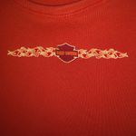 Harley Davidson XL Orange Flames Tank Top Yellow Photo 1