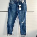 Nature Denim  Size 6/ 28 Medium Stone Wash Denim High Rise Mom Jeans Casual Photo 3