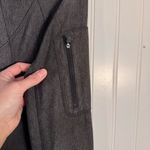Athleta Full Zip Charcoal Gray Athletic Hoodie Thumb Hole Women’s Size Small Photo 4
