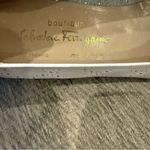 Salvatore Ferragamo  Boutique White Perforated Leather Ballet Flats 11 Italy Photo 7