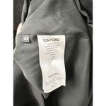 Tom Ford 100% Virgin Wool Asymmetric Shift Mini Dress Black Women's 42 / US 6 Photo 2