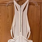 Free People  Beach Ribbed Racerback Cutout Gotta‎ Go Jumpsuit White Size Large Photo 7