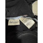 Delicates  Black Babydoll Lingerie‎ Lace Trim Bow Accent Medium Photo 1