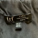 ZARA TRF Satin Black Bomber Jacket Photo 3