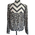 Billabong  Floral Square Neck Long Sleeve Blouse Top M Cottagecore Photo 4