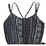 Papaya Black Smocked Bodice Jumpsuit Size S Photo 3