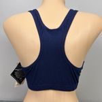 Vintage New NOS The Body Co. Sports Bra Size Medium Cotton Blend Blue CoolMax Photo 4