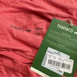 NWT Toad&Co Women’s Organic Cotton Chaka Mini Skirt Pull On in Coral Blaze M Orange Size M Photo 5