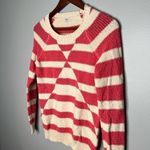 Madewell  Wallace Prism Open Coral Sweater 100% cotton long sleeve sweater XS Photo 3