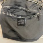 Coach  Black Signature Purse Gray Snakeskin Python Stripe Tote Photo 7