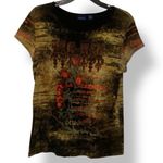 Westbound Graphic Tee with Red and Brown Tones Photo 2