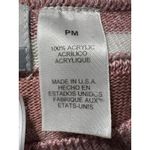 Alfred Dunner  Petite Cardigan Top Set Striped Acrylic Knit Sweater PM Photo 2