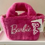 Barbie by Skinny Dip Plush Furry Pink Crossbody Handbag NWT Photo 1
