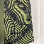 Ann Taylor  Olive Green Black Devin City Tropical Palm Flat Front‎ Shorts Photo 4