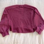 Urban Outfitters Out From Under Mel Cozy Crop Pieced Henley Sweater Top Medium Photo 5