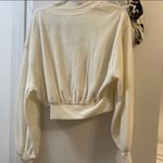 American Threads Cream Cardigan Size Small Photo 1