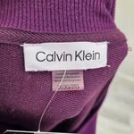 Calvin Klein Purple Zip-Up Sweatshirt Dress - Size 3x Photo 3