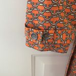 J. McLaughlin  POLYESTER CHAINLINK TRENCH COAT. 4 Photo 4