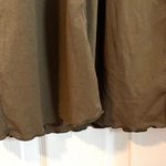 H&M Olive Green Long Sleeve Mock Neck Midi Dress Photo 7