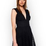 Bardot new ❤︎︎ Deep Plunge Fit n Flare Lace Cocktail Mini Dress ❤︎︎ Black ❤︎︎ M Photo 6