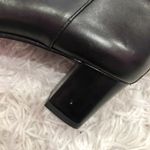 Antonio Melani Antonio Melanie Hardine Leather Ankle Heel Boots Black 7.5 Photo 5