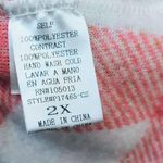 Andrée Boutique Buffalo pink white Sherpa jacket sz 2X Photo 8