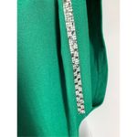89th + Madison Lace Up Jeweled Dolman Cool Top size medium Green Photo 7