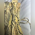 Anthropologie Anna Sui lace up side Corset Dress | 4 Yellow Photo 10