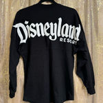 Disney  Black White Long Sleeve Pullover Unisex Spirit Jersey Oversized XS Photo 0