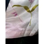 Private Luxuries Vintage Satin Robe Women Sm Floral Tulip Sleeve Pink Watercolor Photo 9