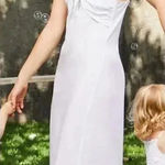 Naked Princess Bridal Ivory White Slip Midi Dress Boudoir Size Small NWT Photo 0