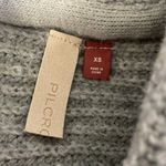 Pilcro  Grey Ribbed Cowlneck Sweater Photo 3